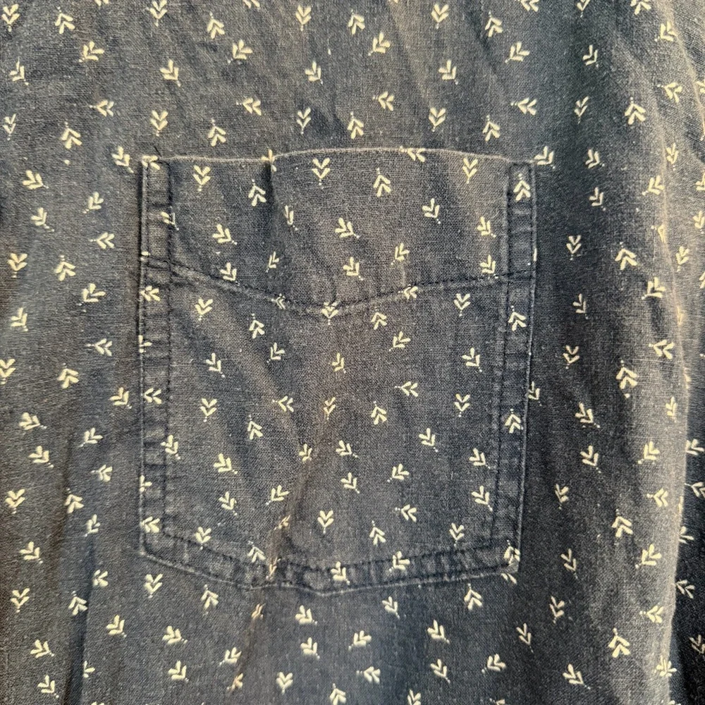 Rails Carson Linen-Blend Shirt Windy Palmate XL NWOT